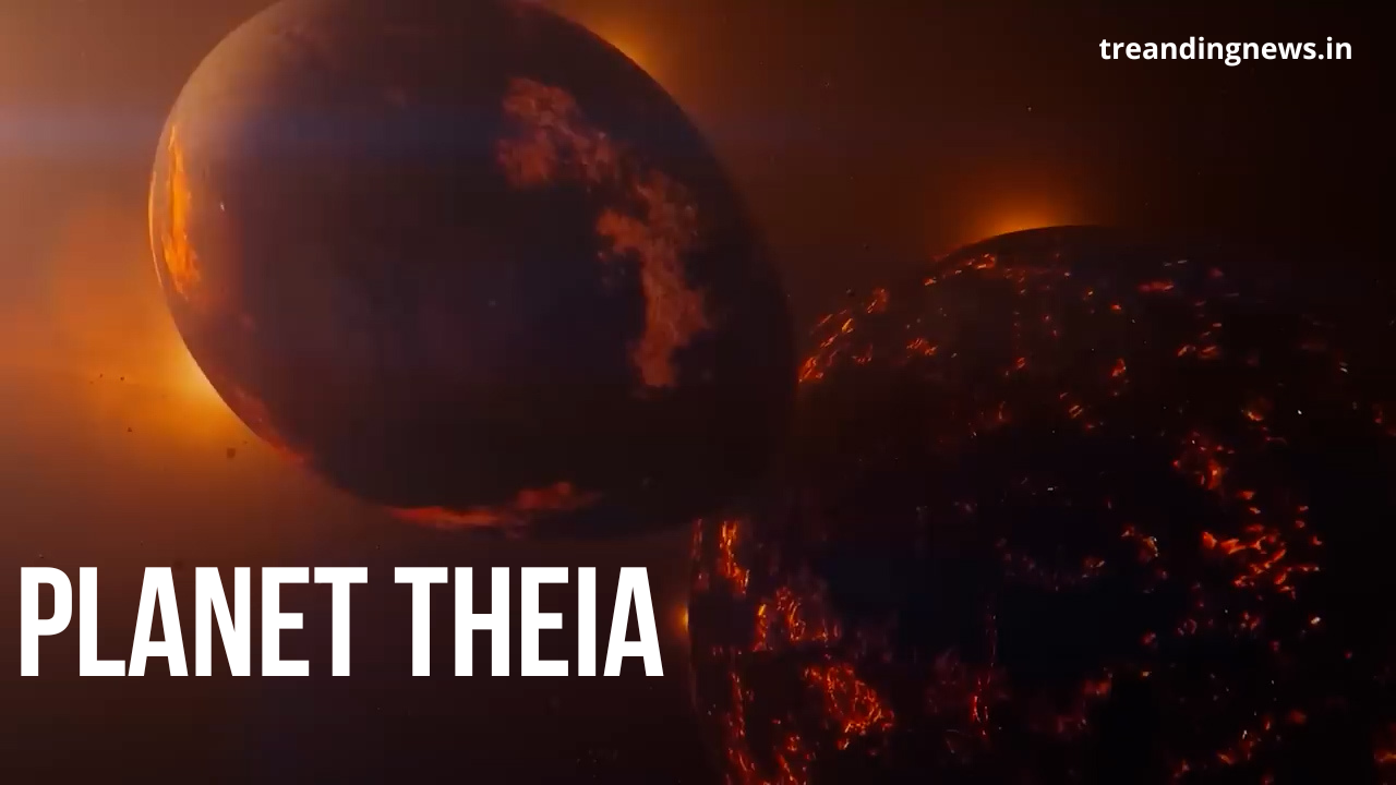 How big was Earth before theia compared to Earth?